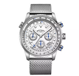Rotary Men's Stainless Steel Mesh Bracelet Watch