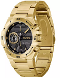 HUGO Mens Wild Yellow Gold Multifunction Watch