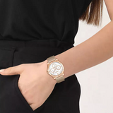 HUGO Ladies Pink Stainless Steel Bracelet Watch